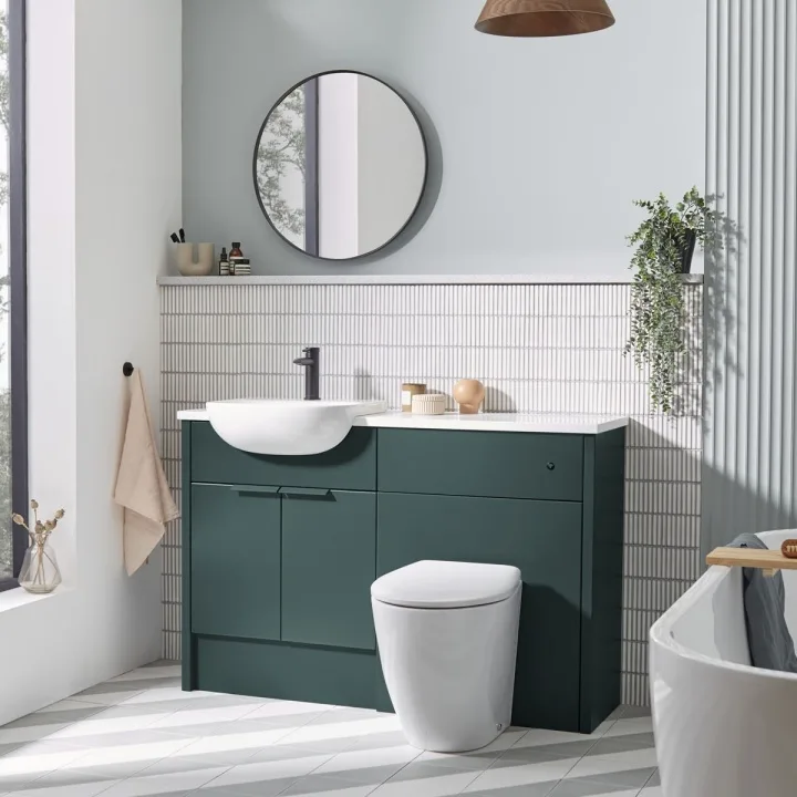 Bathroom fixtures and building materials